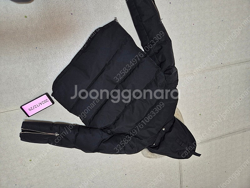 정품 무스너클 쓰리쿼터 자켓 라지 팝니다.--9