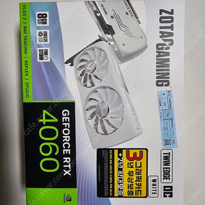 ZOTAC GAMING GEFORCE RTX 4060 8G 그래픽카드