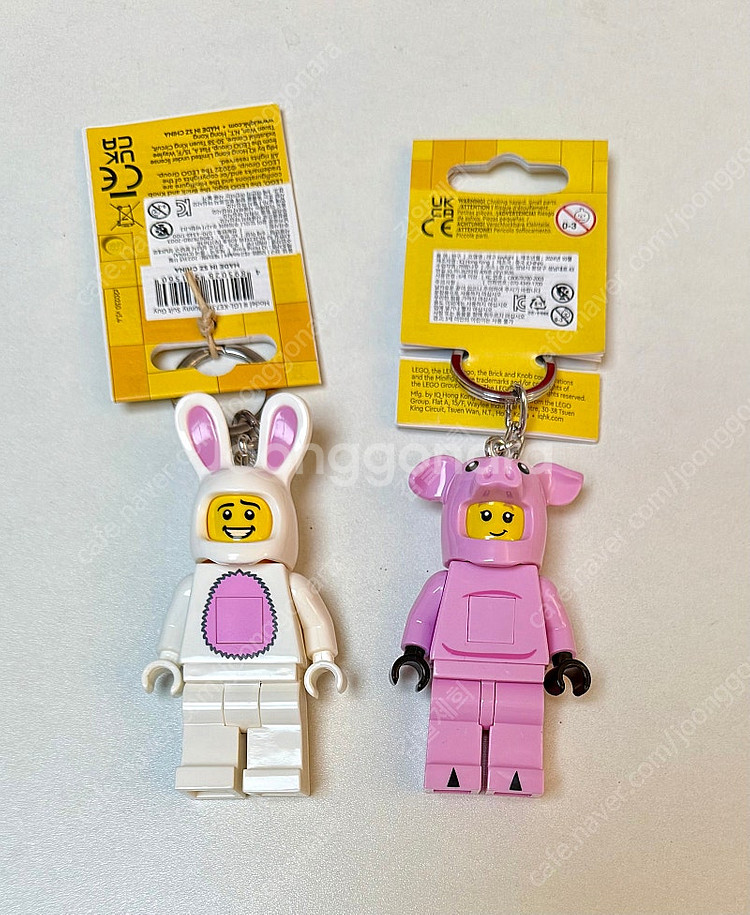 레고 Lego led 키링 토끼알바 돼지알바--0