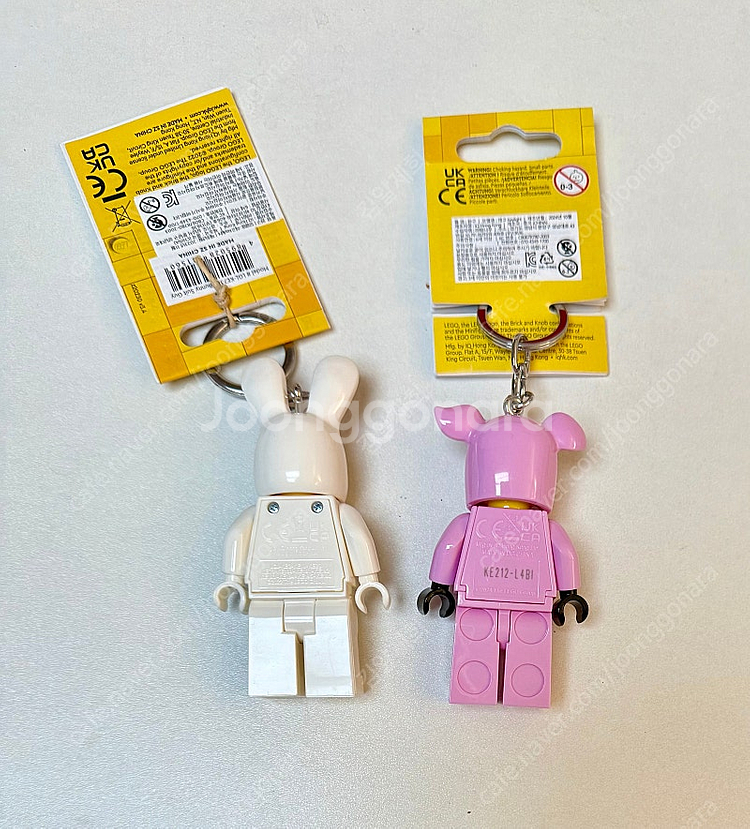 레고 Lego led 키링 토끼알바 돼지알바--1
