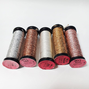 (택포) Kreinik DMC 디아망뜨 메탈릭사 자수 태팅 메탈실 은사금사