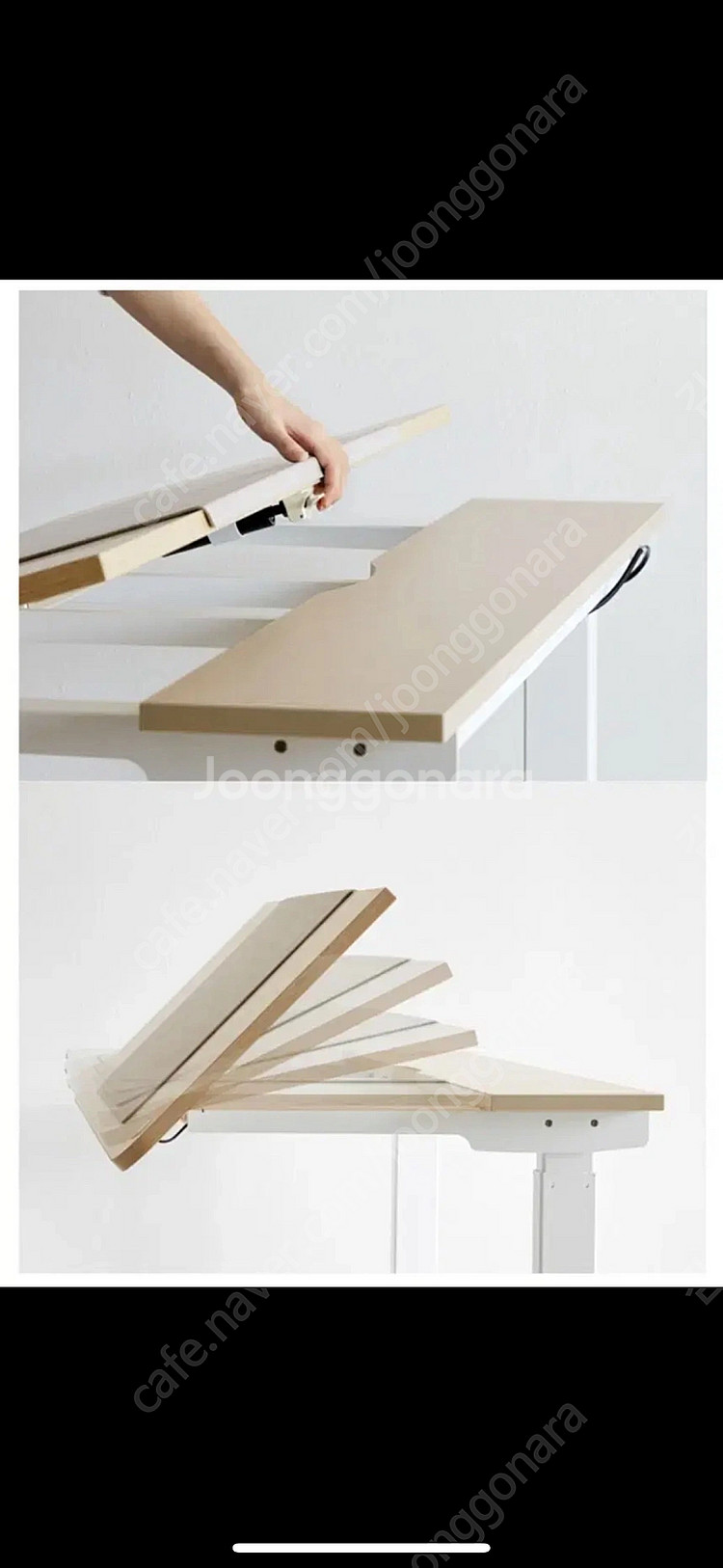 일룸 이타카네오 모션데스크 학생 성인 기능 책상 상태 s급 사용기간 6개월 / 책장만 가능--6