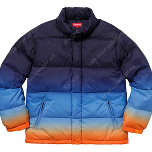 Supreme ss18 gradient puffy jacket L 판매합니다. 슈프림 그라디언트 자켓.