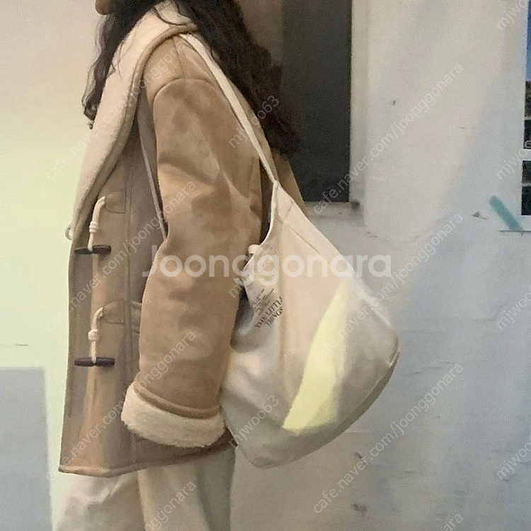 정가25만 베르가못 숄 토글 무스탕 시어링 버베인 멜라...--3
