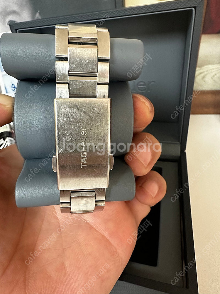 태그호이어 아쿠아 레이서 300 쿼츠 청판 41mm--2