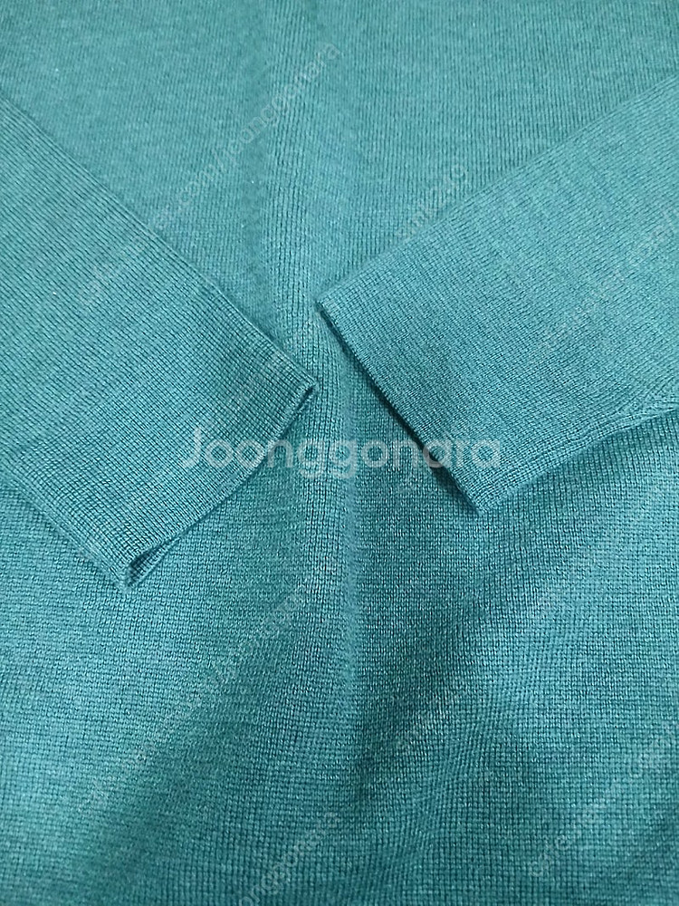 리플레인 울 100% 니트 프리싸이즈 그린 택포 2!!--1