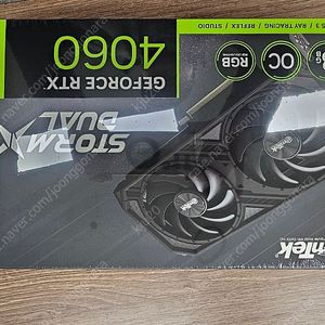 이엠텍 지포스 RTX 4060 STORM X Dual OC D6 8GB 미개봉 신품 판매합니다.