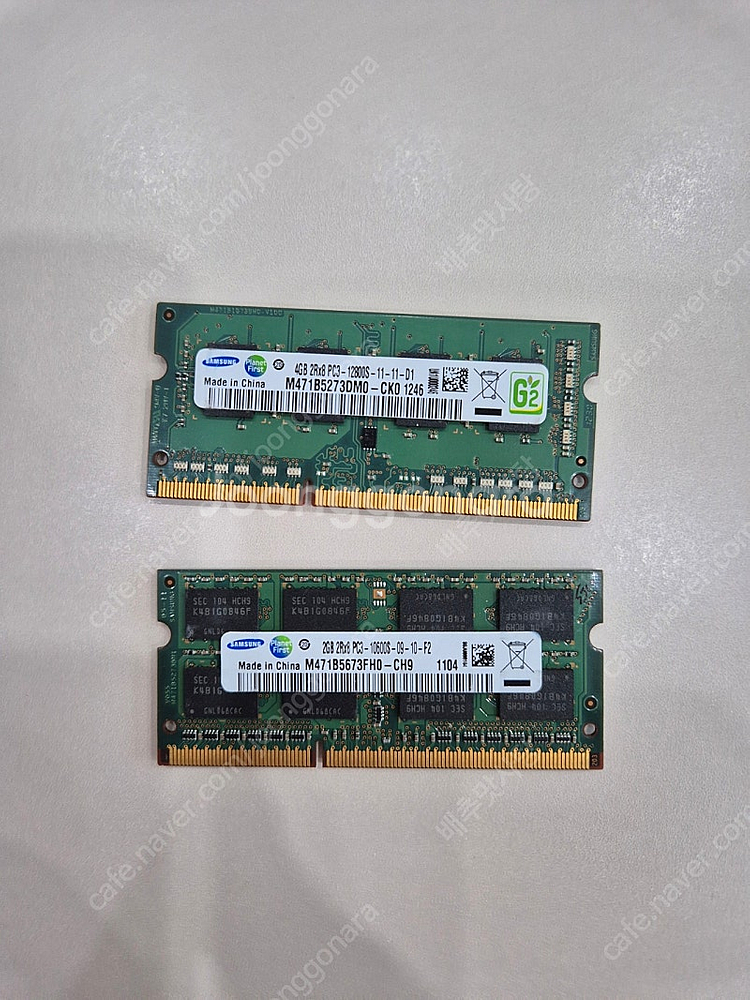 노트북 RAM 2gb, 4gb 일괄 판매합니다--0