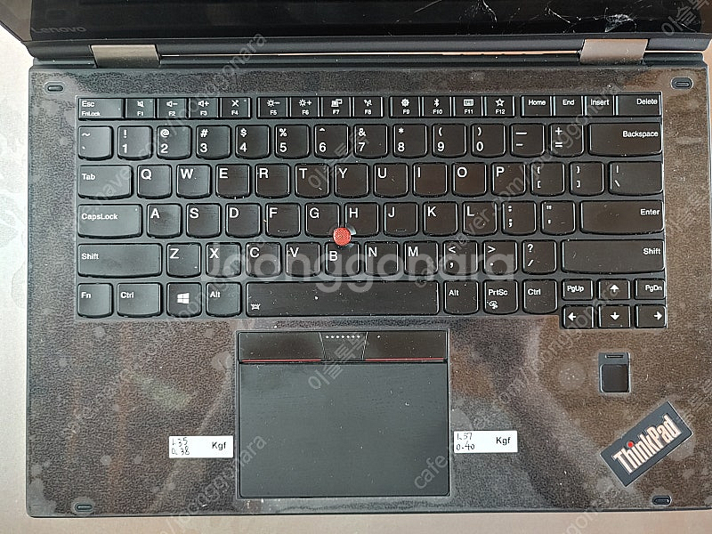 [부품용] 레노버 X1 요가 I7-7600 16gb 팝...--4