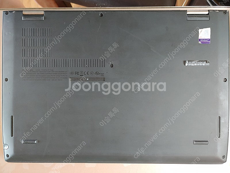 [부품용] 레노버 X1 요가 I7-7600 16gb 팝...--6