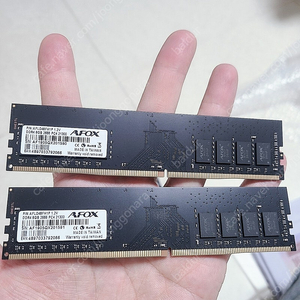 afox ddr4 8gb 2666mhz 2장 일괄판매 (합16기가)