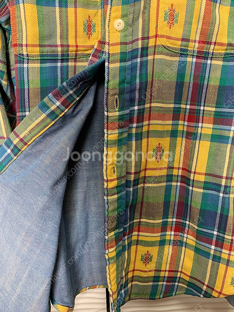 폴로 랄프로렌 아즈텍 나바호 더블페이스 플란넬 셔츠 M--5