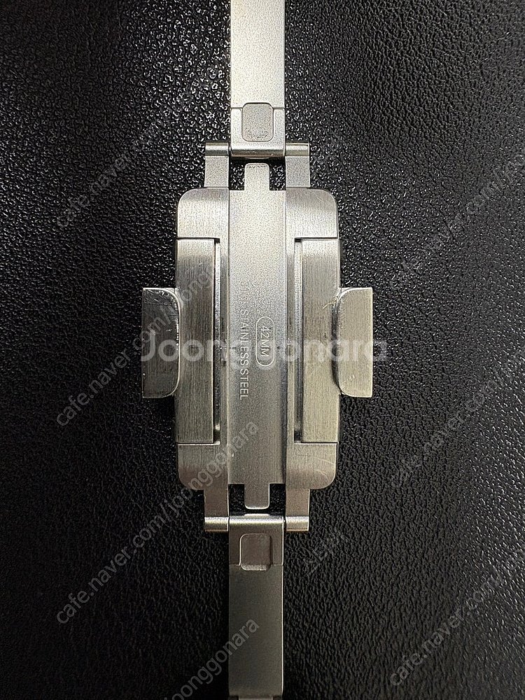 애플워치 정품 링크브레이슬릿 실버 42mm--3