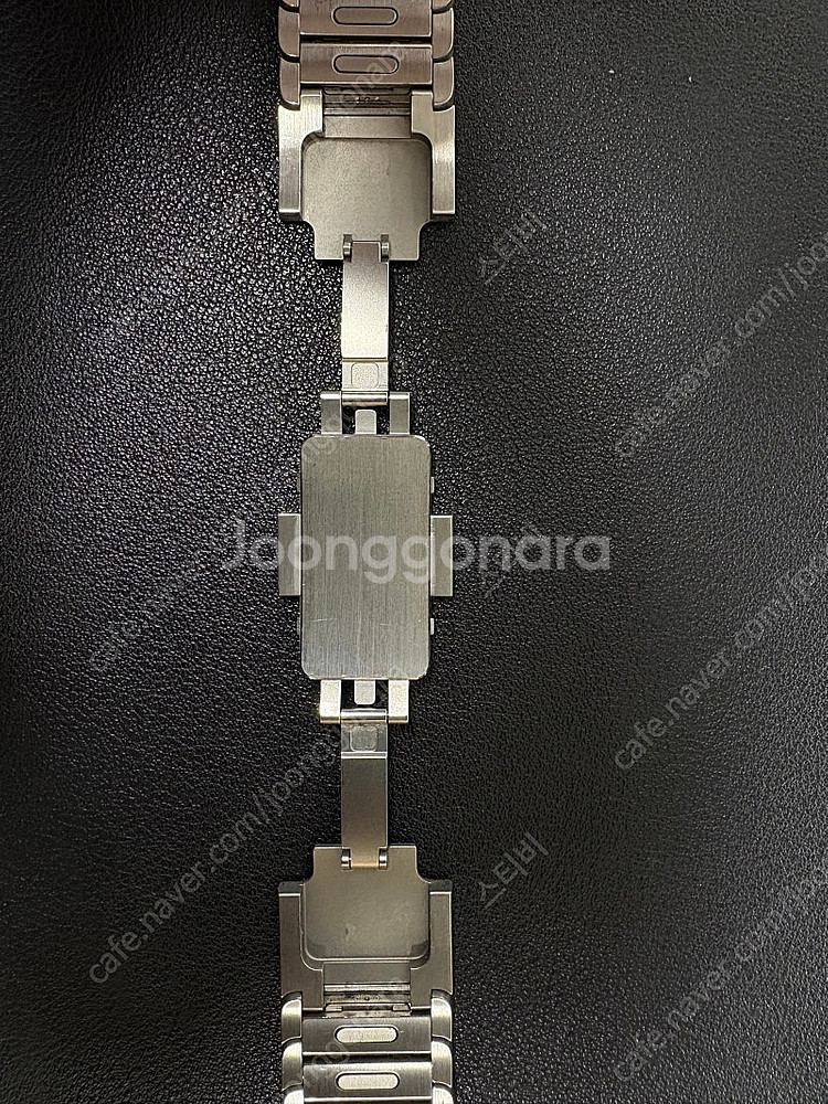 애플워치 정품 링크브레이슬릿 실버 42mm--4