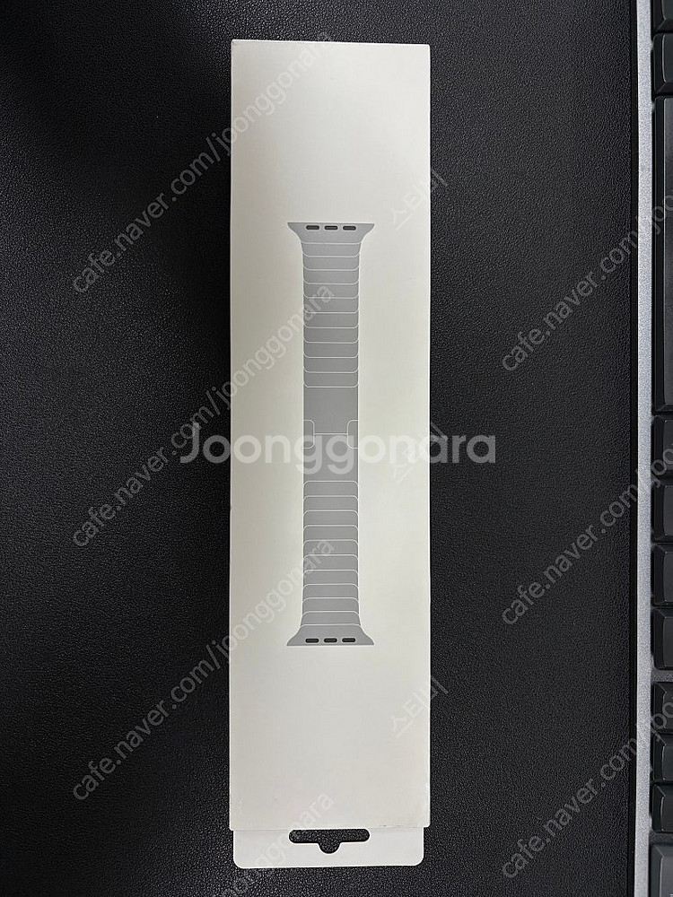 애플워치 정품 링크브레이슬릿 실버 42mm--8