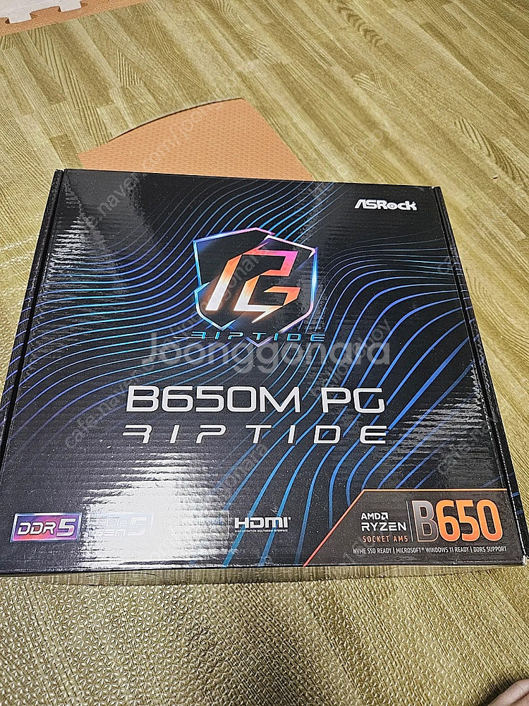라이젠 7700, B650M PG RIPTIDE 보드셋...--0