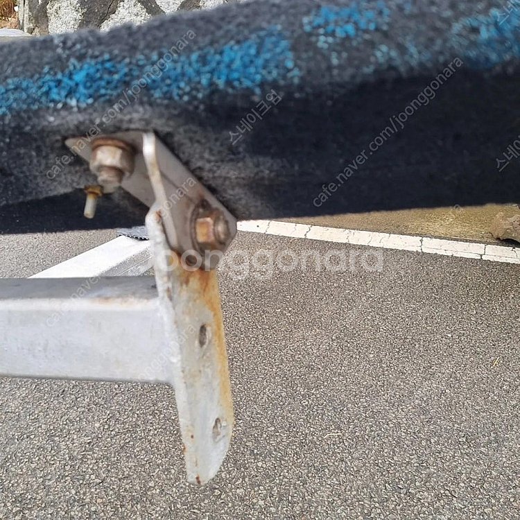 보트 트레일러 벙커 고정 부라켓--0