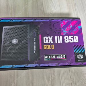 [쿨러마스터] GX III Gold 850 풀모듈러 ATX 3.0 (PCIE5) (ATX/850W)