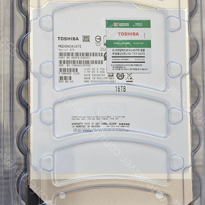 (미개봉) 도시바 MG 16tb 판매합니다. ( TOSHIBA HDD MG08ACA16TE )