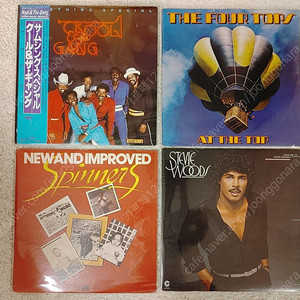 <수입 LP> R&B, Soul 엘피 4장 일괄 - 쿨 앤 더 갱 Kool & The Gang, 포 탑스 The Four Tops 등