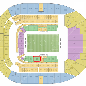 [105구역 1장] 토트넘 EPL 런던 홈경기 티켓 vs 레스터시티 1/26/일 2시