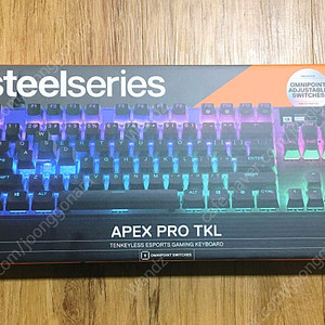 스틸시리즈 Apex Pro TKL 2023 US 기계식 게이밍 키보드 판매합니다.