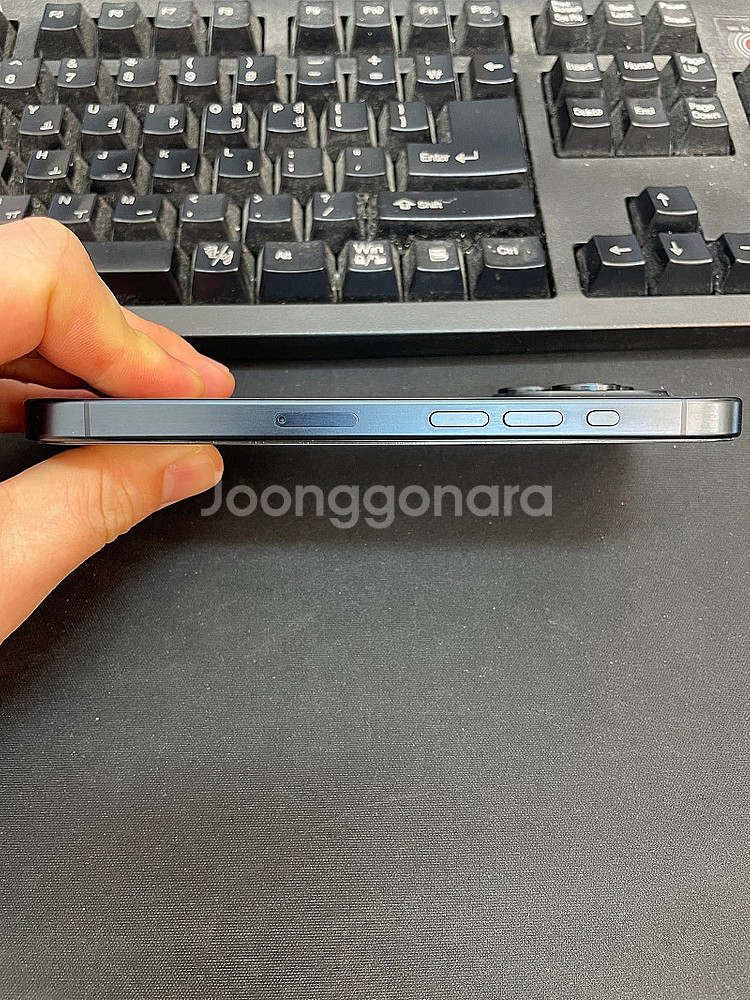아이폰15프로 블루 256GB 배터리92% 상태좋은 중...--7