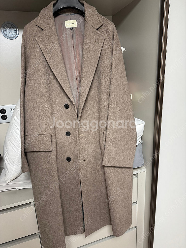 비긴202 레글런 체스터필드 코트 오트밀--0