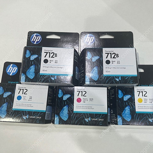 HP 712 플로터 잉크 세트로 판매합니다