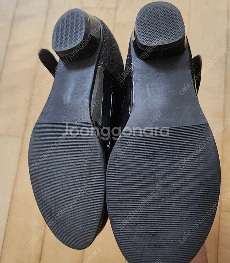 티파니 220 리본 블랙 구두--1