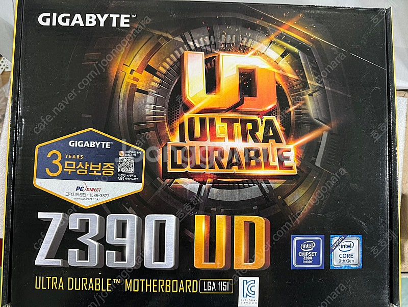 기가바이트 Z390 ud 메인보드 팝니다.--0