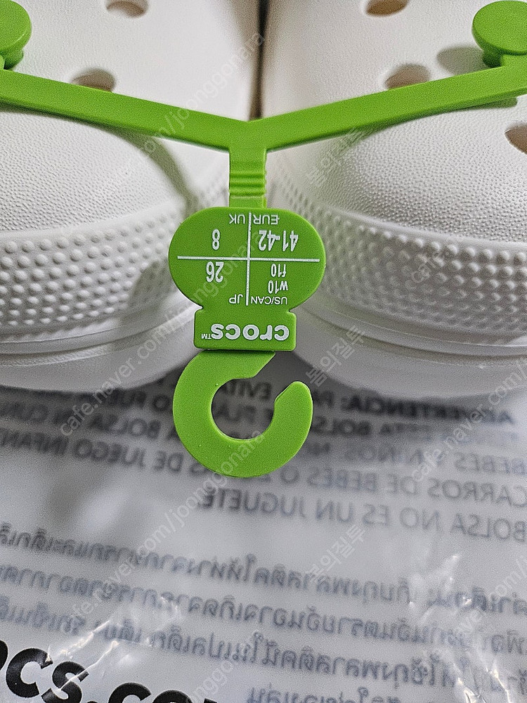 크록스 플랫폼 라인드 데이지 클로그 265 새상품--2