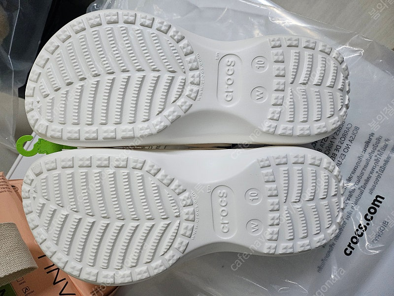 크록스 플랫폼 라인드 데이지 클로그 265 새상품--4