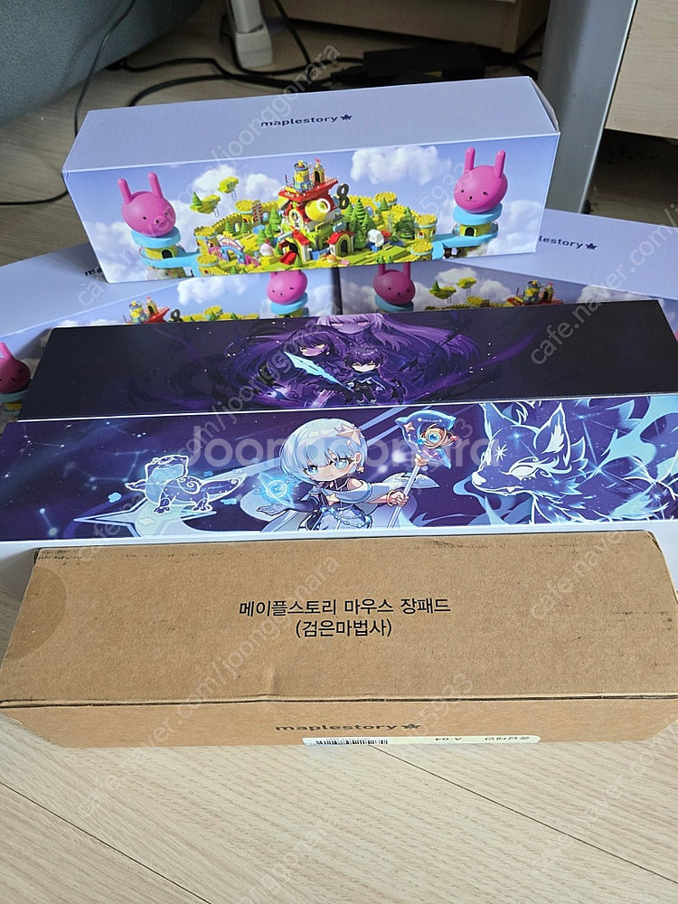 메이플콘 굿즈 판매(인형, 쿠션, 장패드, 러그, 배터...--3