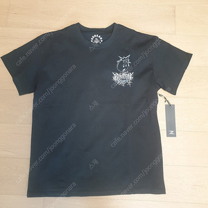 코리안좀비 블랙 티셔츠 The hundreds tee XL 미착용 4만원