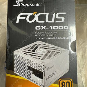 시소닉 focus gx 1000 atx 3.0 화이트