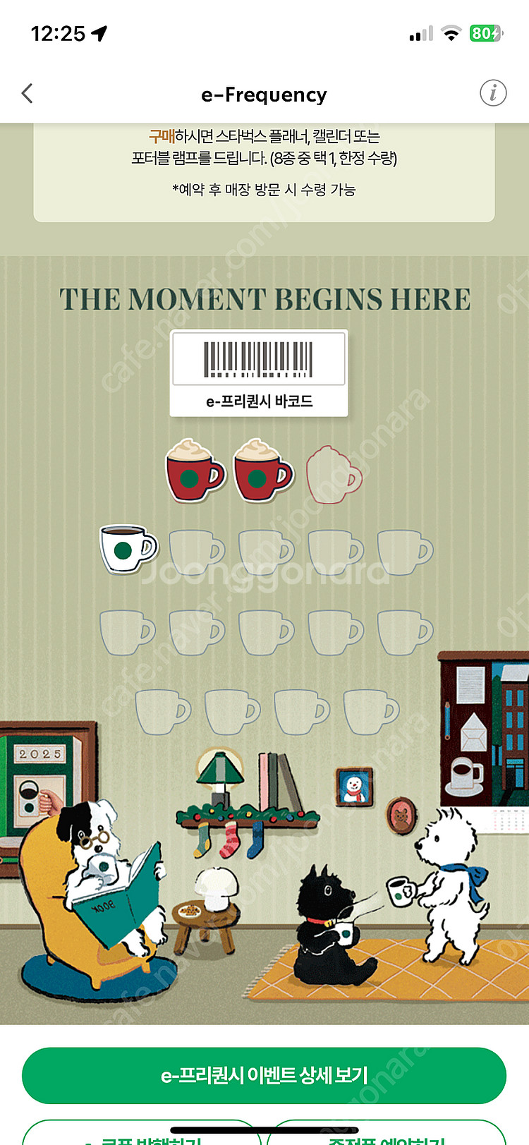 스벅 프리퀀시 미션2. 흰색1--0