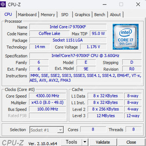 i7-9700kf, z390 aorus elite, g.skill ddr4-3200 16GB 2개