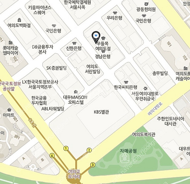 여의도 신축건물 지하주차장 월주차--0