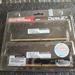 DARK Zα DDR4 FOR AMD DDR4 4000 CL18 8GB * 2 16GB 서린