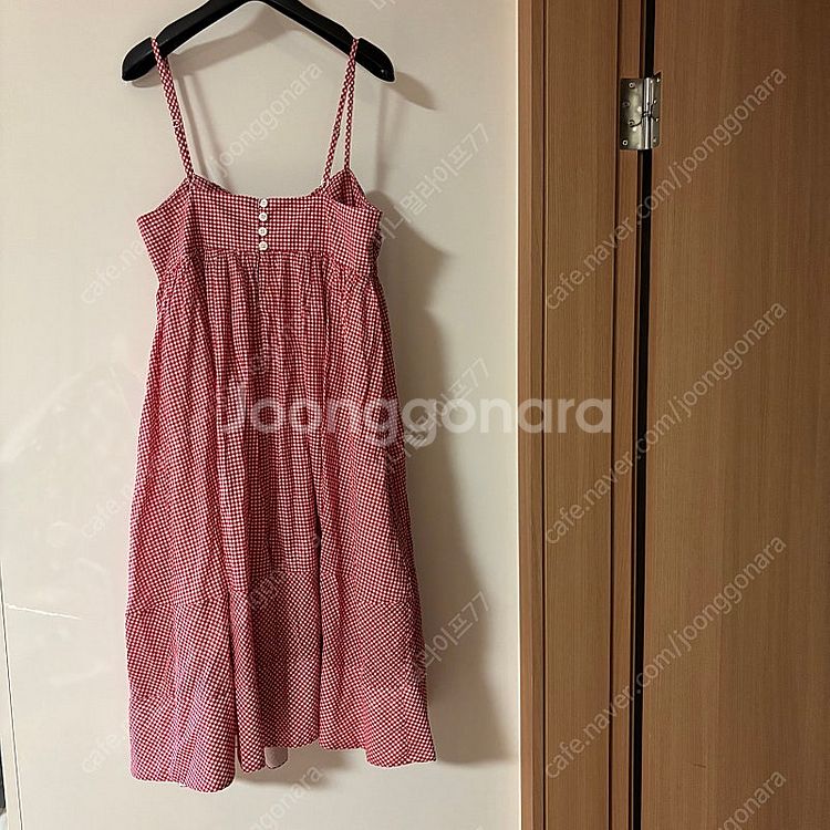 폴로 polo 고방체크 휴양지 휴가룩 뷔스티에 나시슬리...--5