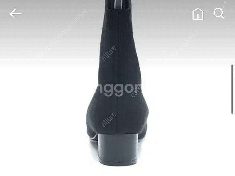 NODO 노도 니트 삭스 앵클 부츠 245--2