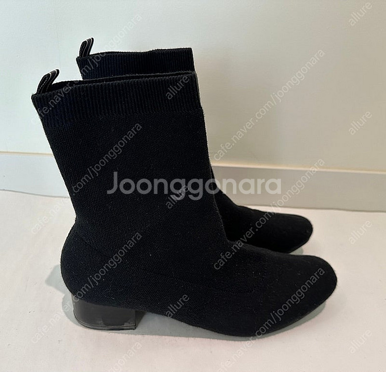 NODO 노도 니트 삭스 앵클 부츠 245--4