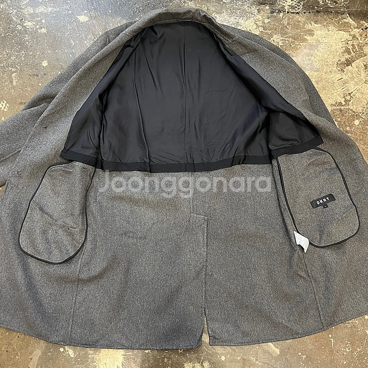 L) 한섬 DKNY 캐시미어 울 코트--4