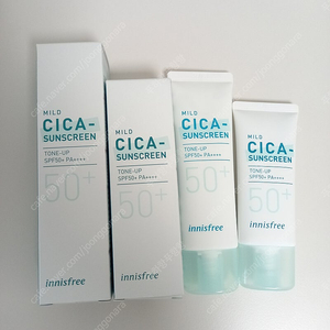 이니스프리 트루 마일드 시카 무기자차 선크림 35ml,50ml