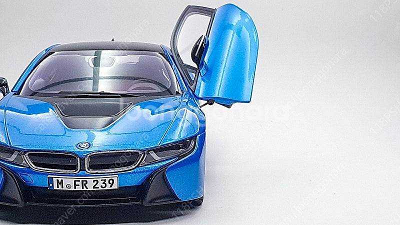 1:18 1/18 파라곤 BMW I8 블루 딜러버젼 다...--7