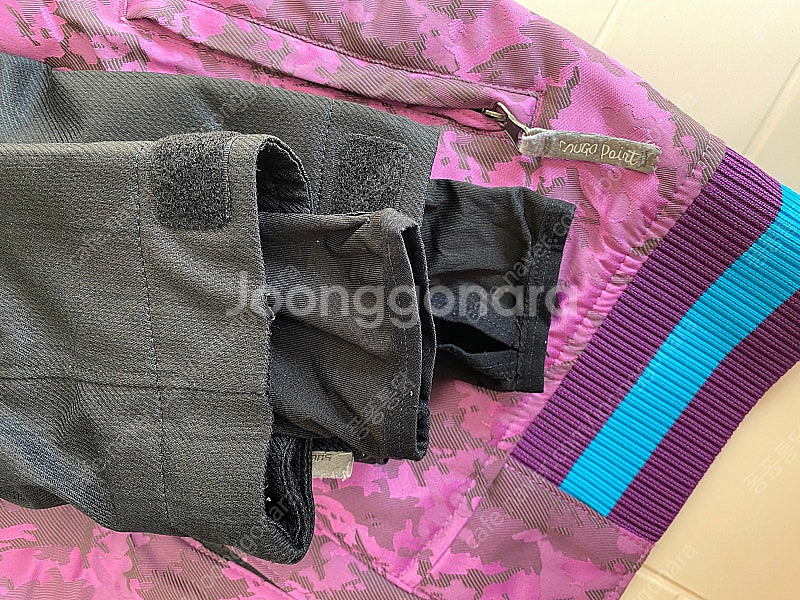 스노우 보드복 세트(686+슈가포인트)+롱티/비니/버프--4