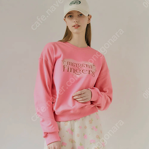 마가린핑거스 맨투맨 HEART BLUSH SWEAT SHIRT (PINK)