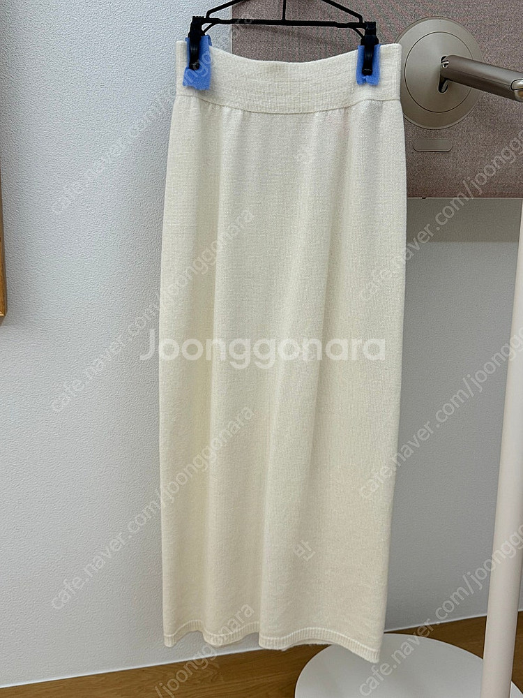 24 더캐시미어 라운지 캐시미어 홀가먼트 니트 스커트--5