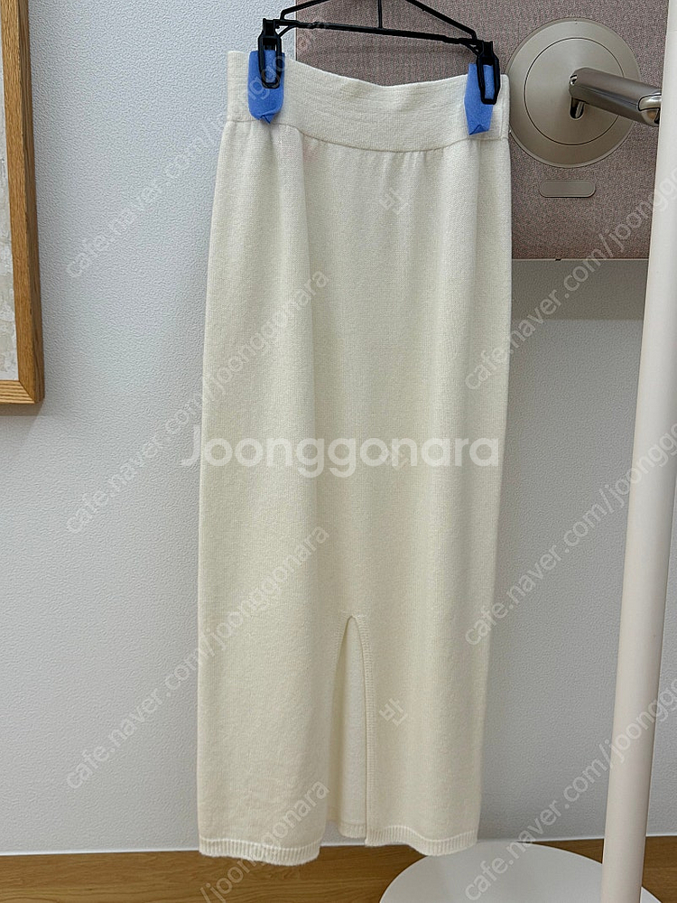 24 더캐시미어 라운지 캐시미어 홀가먼트 니트 스커트--6